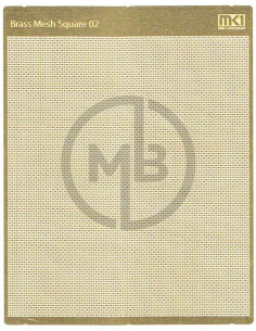 Retina ottone a maglie quadrate 0.6mm x 0.6mm