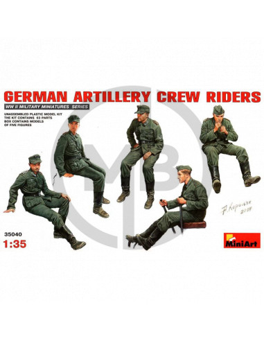German Artillery crew riders