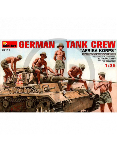 German tank crew Afrika Korps