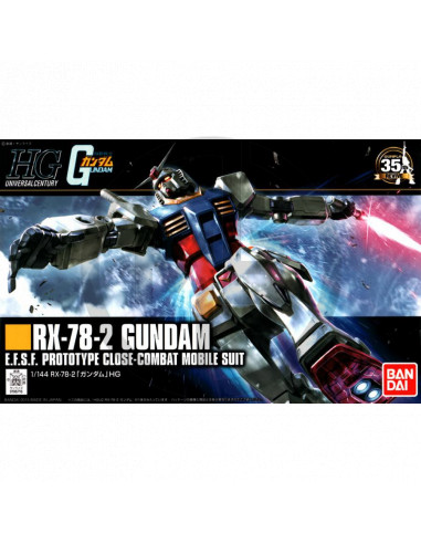 Hguc Gundam RX-78-2  1/144