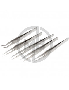 Set 5 pinzette tipo orologiaio