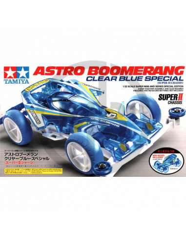 Astro Boomerang clear blue special