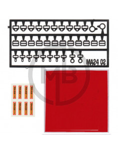 Cinture di sicurezza Sabelt rosso