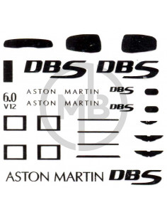 Aston Martin DBS metal sticker
