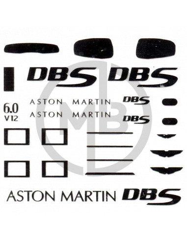 Aston Martin DBS metal sticker