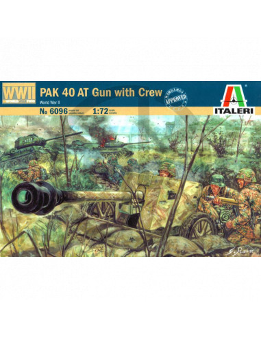 Pak 40 AT gun with crew
