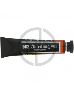 Faded dark yellow colore ad olio