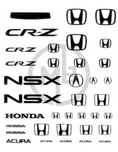 Honda CR-Z NSX metal sticker
