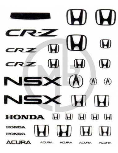 Honda CR-Z NSX metal sticker