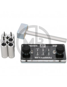 Punch and die set esagonale