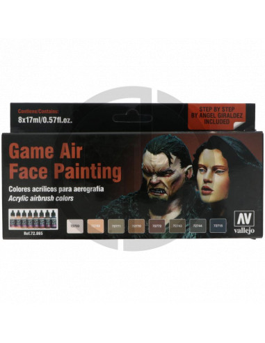 Game air face painting set