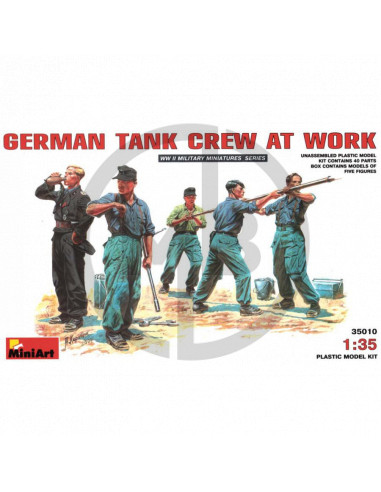 German Tank Crew at Work