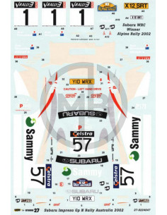 Subaru Impreza WRX Arai Rally Australia 2002