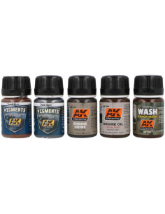  Engines and Metal Weathering Set