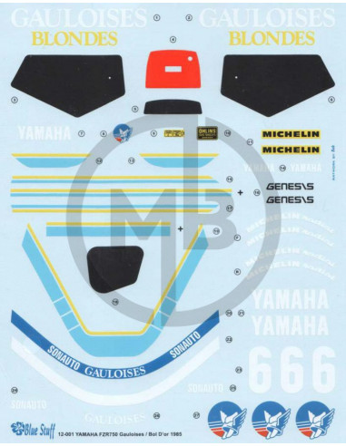 Yamaha FZR750 Bol d\'Or 1985