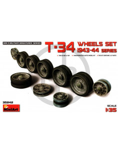 T-34 Wheels set. 1943-44 series