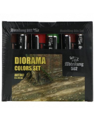 Set 6 colori ad olio diorami