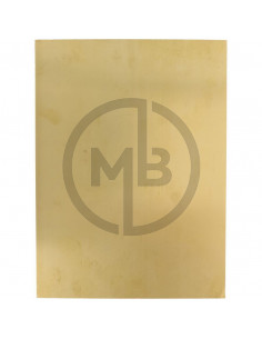Lastra ottone crudo 0.5mm