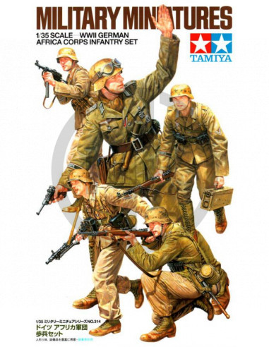 WWII German Africa corps infantry