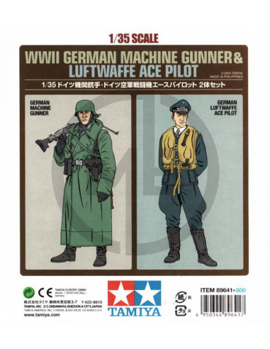 WWII German machine gunner & Luftwaffe pilot
