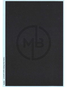 Carbon Decal Modern Square Pattern Small
