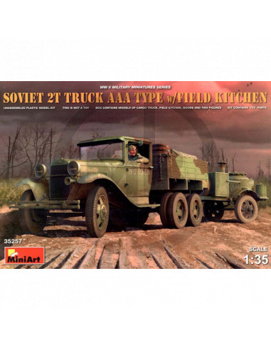 Soviet 2t Truck AAA Type w/Field Kitchen