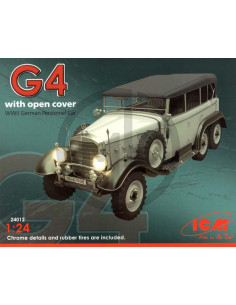 Typ G4 with open cover WWII German Personnel Car