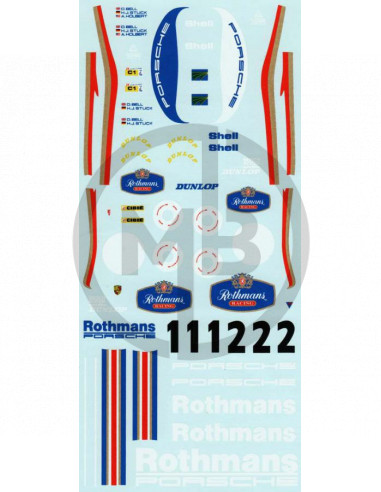 Porsche 962C Rothmans LeMans 86
