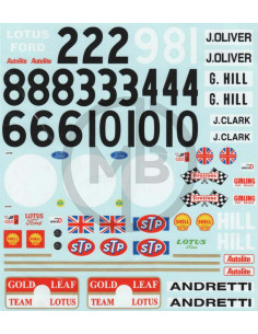 Lotus Ford 49B F1 1968 Gold Leaf