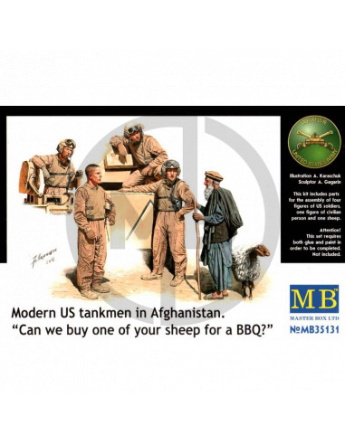 Modern US tankmen in Afghanistan