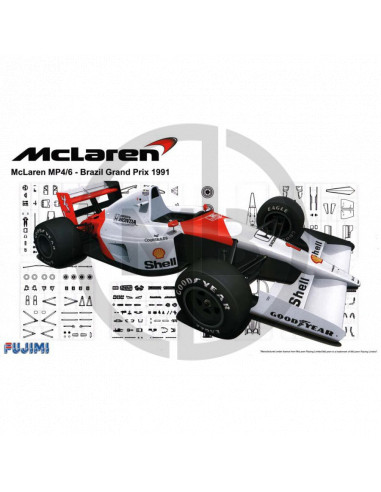 McLaren Honda MP4/6 F1 Gp Brasil 1991