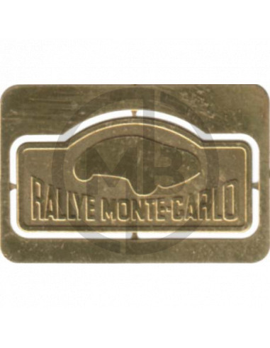 Rally Montecarlo plates