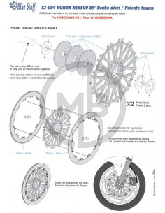 Honda NSR500 1989 Brake Discs 2