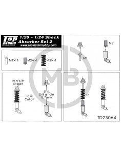 Ammortizzatori set 2 1/20 1/24 2