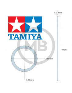 Tubetto trasparente plastica 5mm