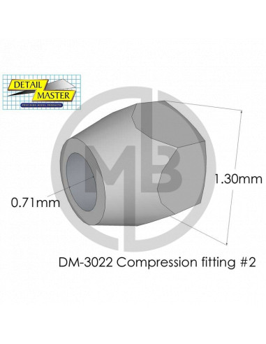Compression fitting #2 1.30mm