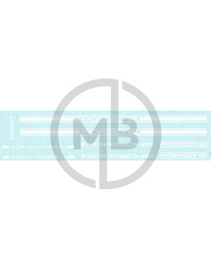 Scritte Porsche bianche