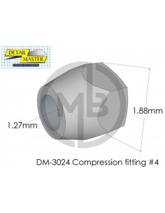 Compression fitting #4 1.88mm