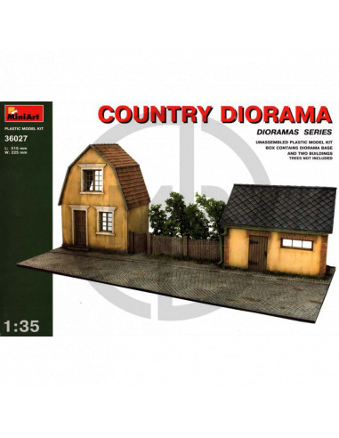 Country diorama