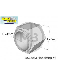 Pipe fitting #3 1.40mm