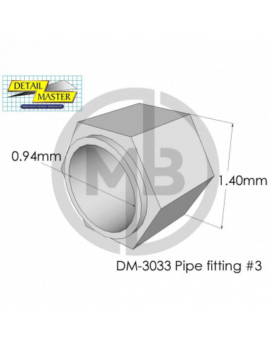 Pipe fitting #3 1.40mm