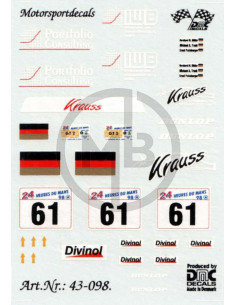 Porsche 911 GT2 Krauss Harlequin Le Mans 1998