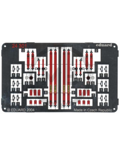 Cinture di sicurezza Sabelt 6p. rosse