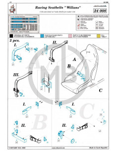 Cinture di sicurezza Willans 4p. blu 2