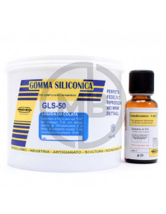 Gomma siliconica per stampi GLS-50 500gr