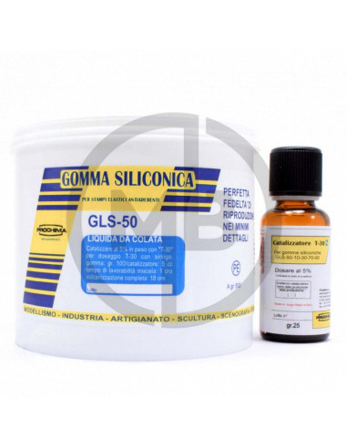 Gomma siliconica per stampi GLS-50 500gr