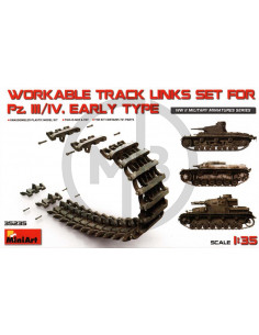 Workable Track Links Set for Pz. III/IV. Early Type