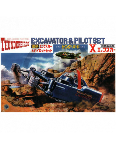 Thunderbird Excavator & Pilot Setscala 1/350