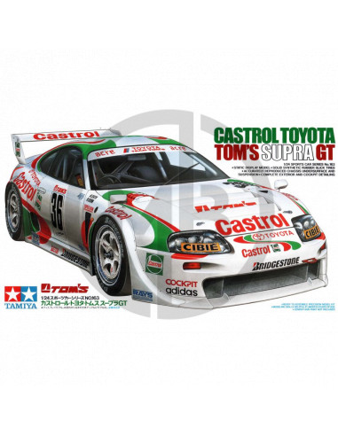 タミヤ★CASTROL TOYOTA TOM'S SUPRA TA02W タミヤ 1/24 スポーツカーシリーズ カストロール・トヨタ