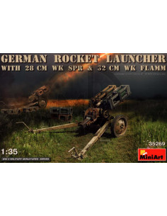 German rocket launcher with 28cm WK Spr & 32cm WK Flamm